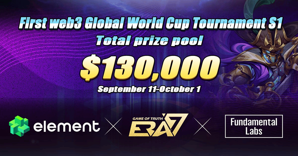 Element and Fundamental Labs Supporting the Era7 World Cup Tournament, Building the First EsportsFi Ecosystem on Web3