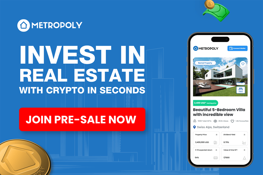 Metropoly’s Presale Is Selling Out Fast after Beta Release Exceeded All Expectations