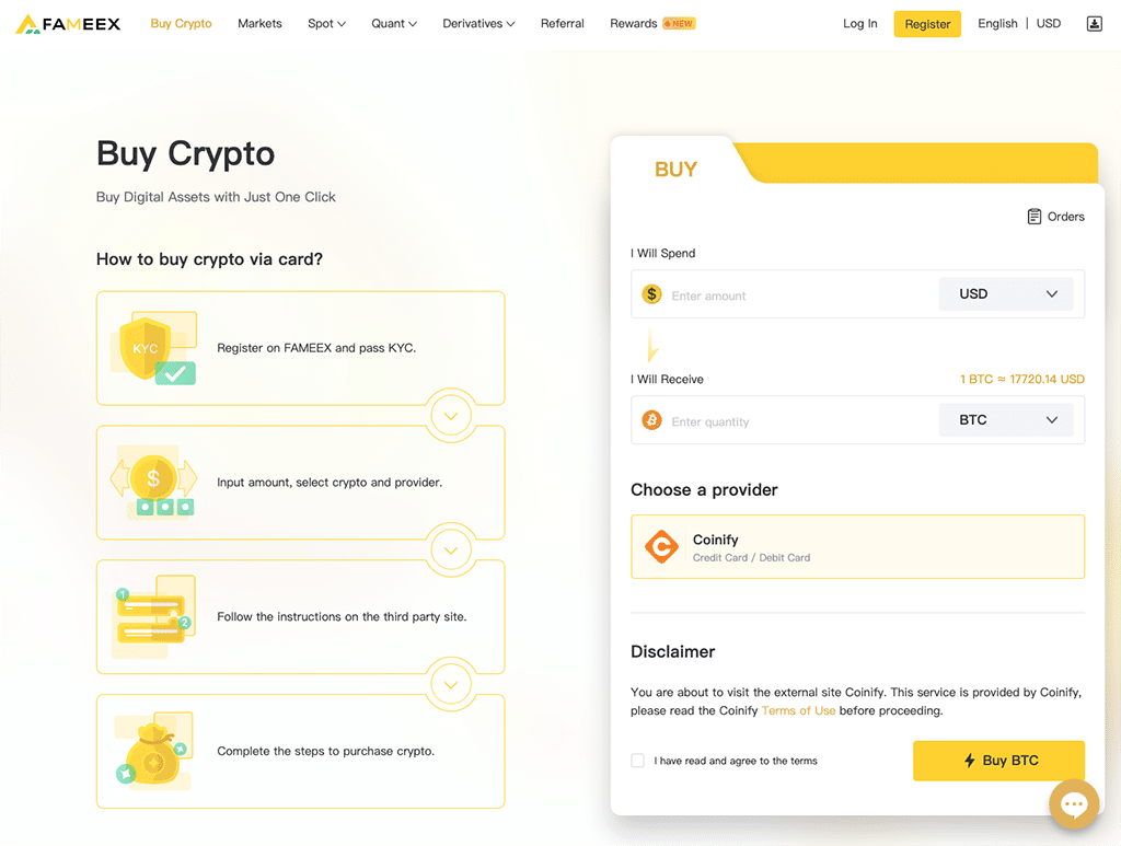 Nakipagsosyo ang FAMEEX sa BANXA upang Palawakin ang Mga Opsyon sa Pagbili ng Crypto