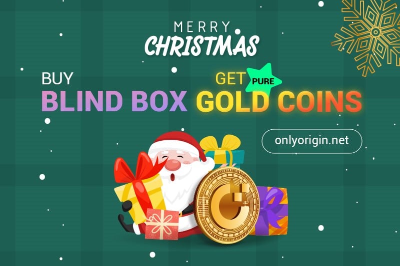 OnlyOrigin Debuted at the Christmas Party with Limited Gold Coins NFT and Pure Gold Coins
