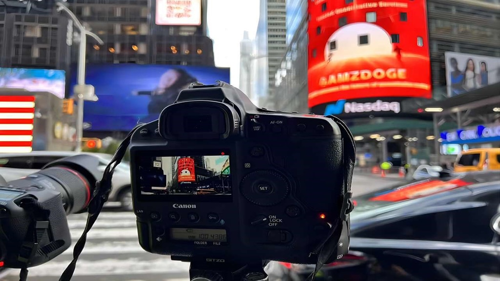 AmzDoge Financial Landed on the NASDAQ Screen in Times Square, New York