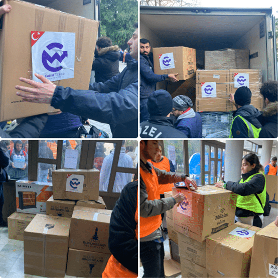 CoinW Takes Action to Fulfill Public Welfare Responsibilities with First Batch of Disaster Relief Supplies Arrived in Turkey 