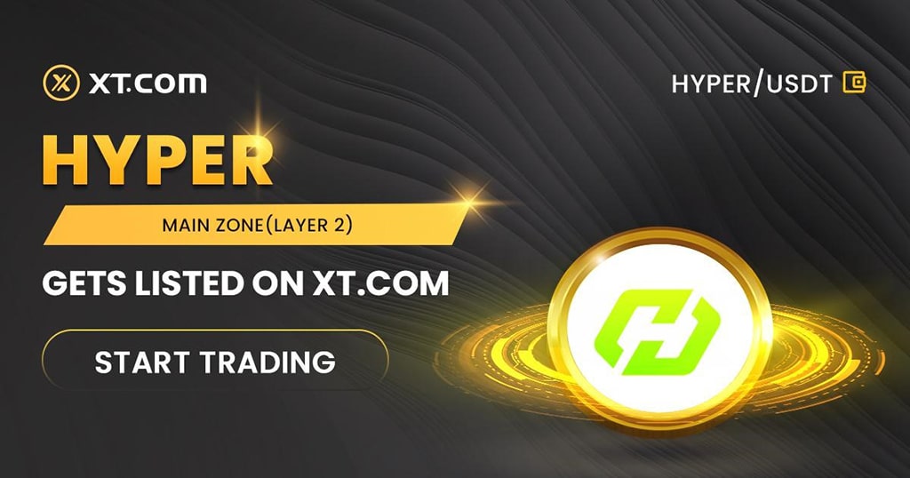 XT.COM Lists HYPER in Its Main Zone