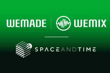 Wemade Announces Partnership with Space and Time to Power Blockchain and Gaming Services