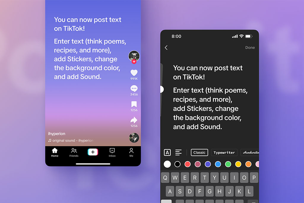 TikTok Announces New Feature – Text Posts