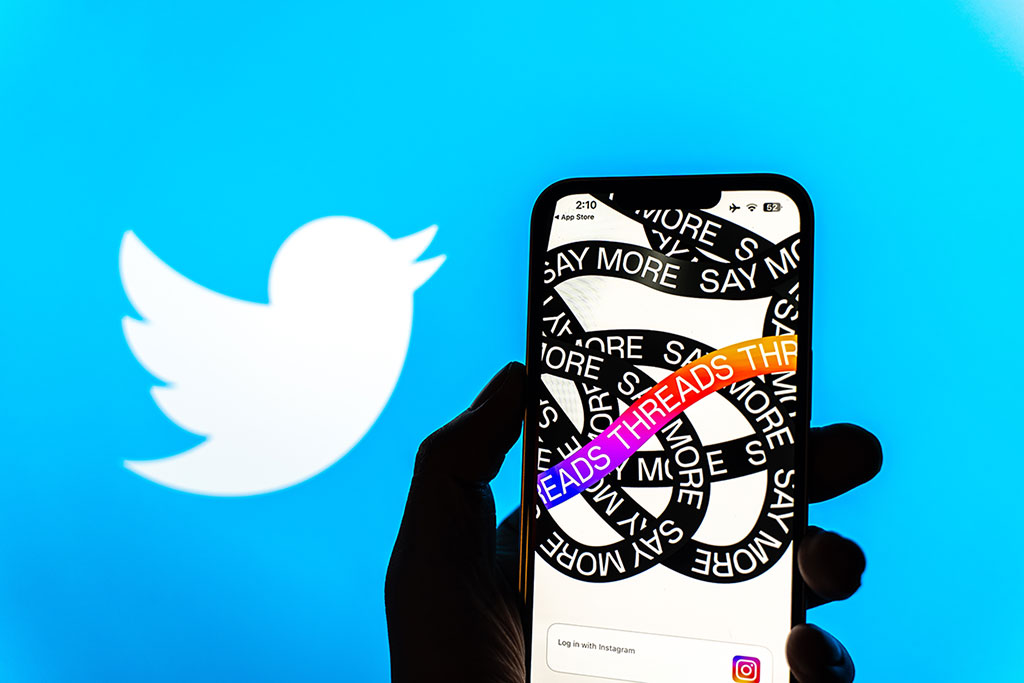 User Traffic Drops on Twitter as Threads Surpasses 100M Users