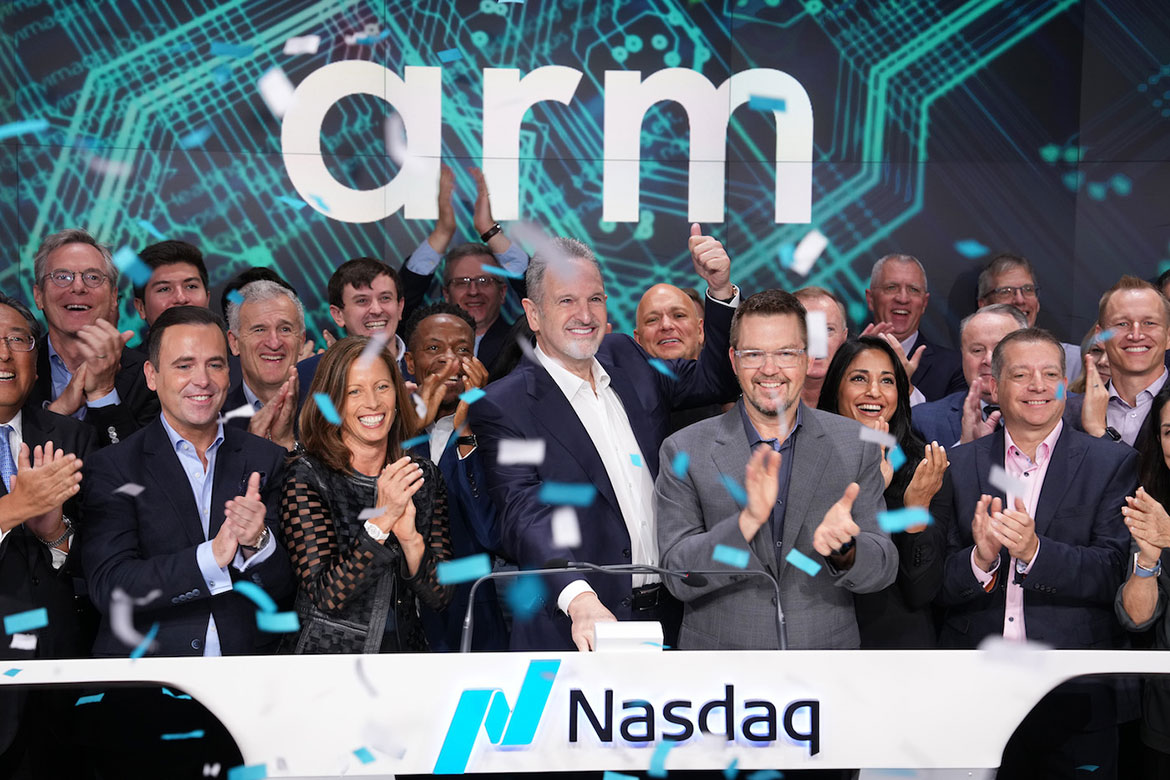 Arm Shares Rise 25% in IPO Debut on Nasdaq at Initial Price of $56