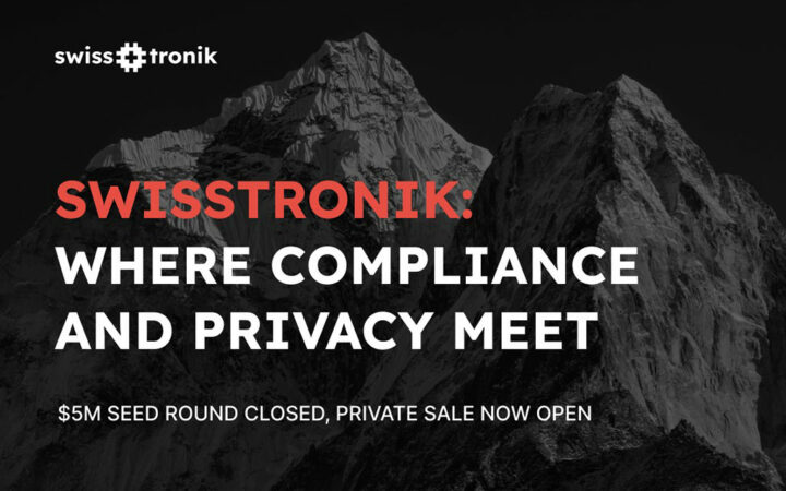Blockchain Startup Swisstronik Secures $5M and Launches Private Token Sale