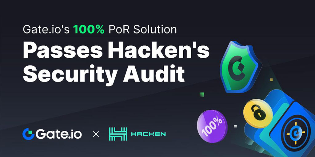 Gate.io's Proof of Reserves Implementation Passes Hacken's Security Audit
