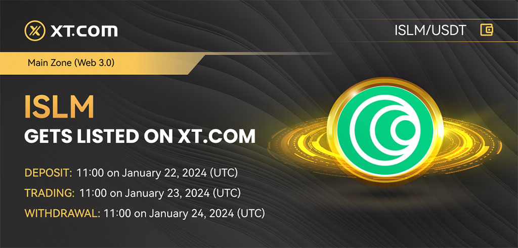 Discover Islamic Coin (ISLM) Listing on XT.COM