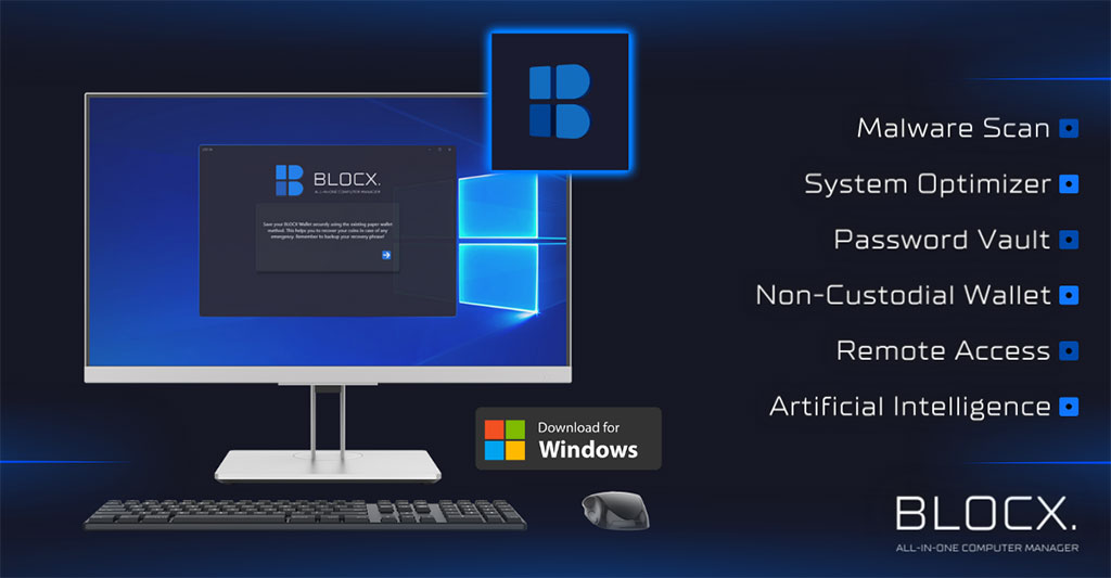 BLOCX. Leads the Way with All-in-One Computer Manager and Announces V1.2 Release