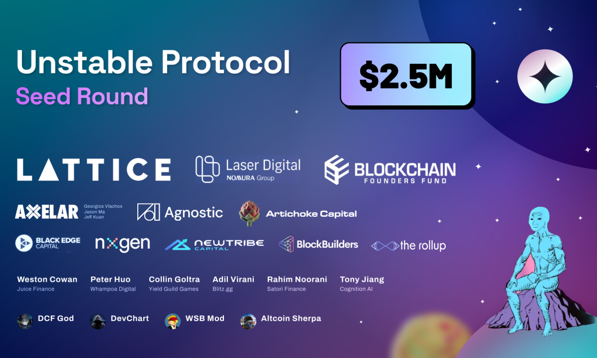 DeFi Protocol Unstable Raises $2.5M to Drive LRTfi Sector Forward