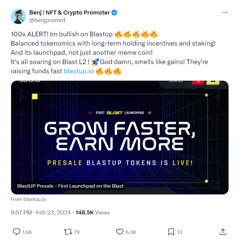 BlastUP's Remarkable $2 Million Presale Triumph: Reshaping the Launchpad Landscape