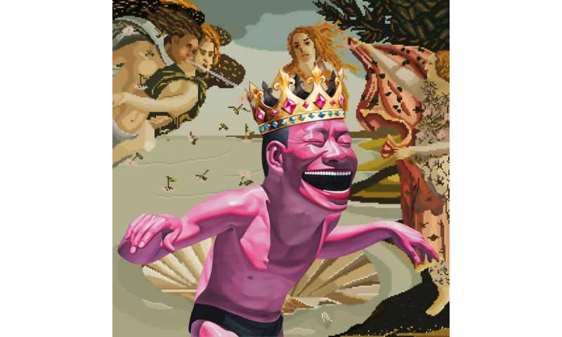 Human and a Venus  by Yue Minjun, 2024