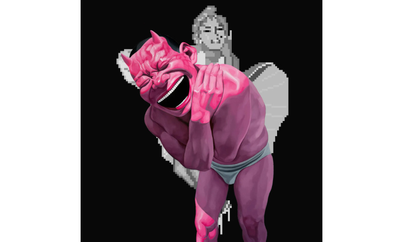 Human and Marilyn by Yue Minjun, 2024