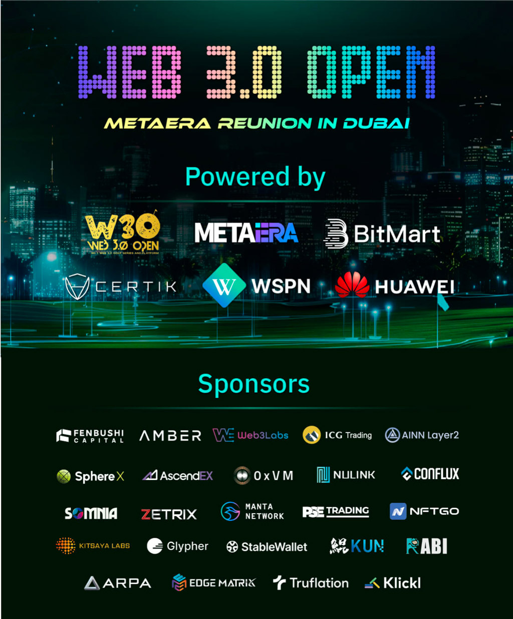 Meta Era successfully hosted the Web 3.0 Open - Meta Era Reunion in Dubai Summit, envisioning new possibilities for Dubai's digital economy
