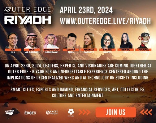 From LA to Riyad, Outer Edge Innovation Summit debuts in Saudi Arabia in Partnership with Animoca Brands and KACST