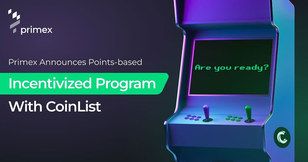 Primex Finance Announces Community Rewards Campaign with CoinList