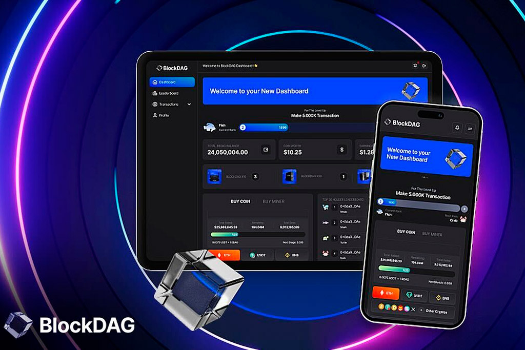 BlockDAG's Dashboard Upgrade: Revealing Community Rankings, Outshining Cardano Breakout and DOGE Price Targets
