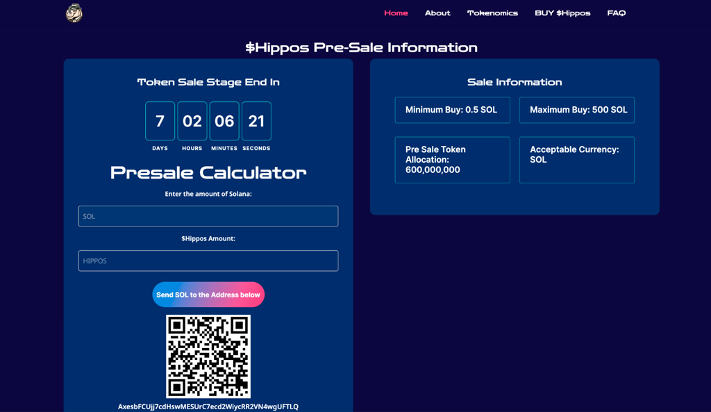 Hipposol Poised to Become the Next Biggest Memecoin on Solana as $HIPPOS Presale Nears Completion