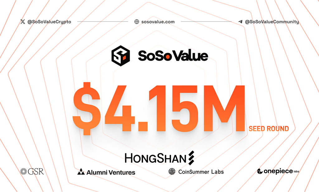 SoSoValue Raised $4.15M Seed Funding to Lead AI-Driven Crypto Investment Research Revolution