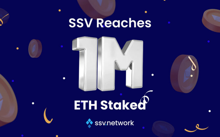 SSV Network Hits New Milestone with 1M ETH Staked