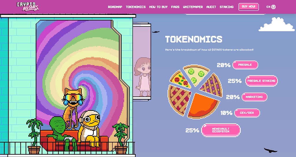 New Meme Coin Project Crypto All-Stars ($STARS) Hits $1.5 Million in ICO
