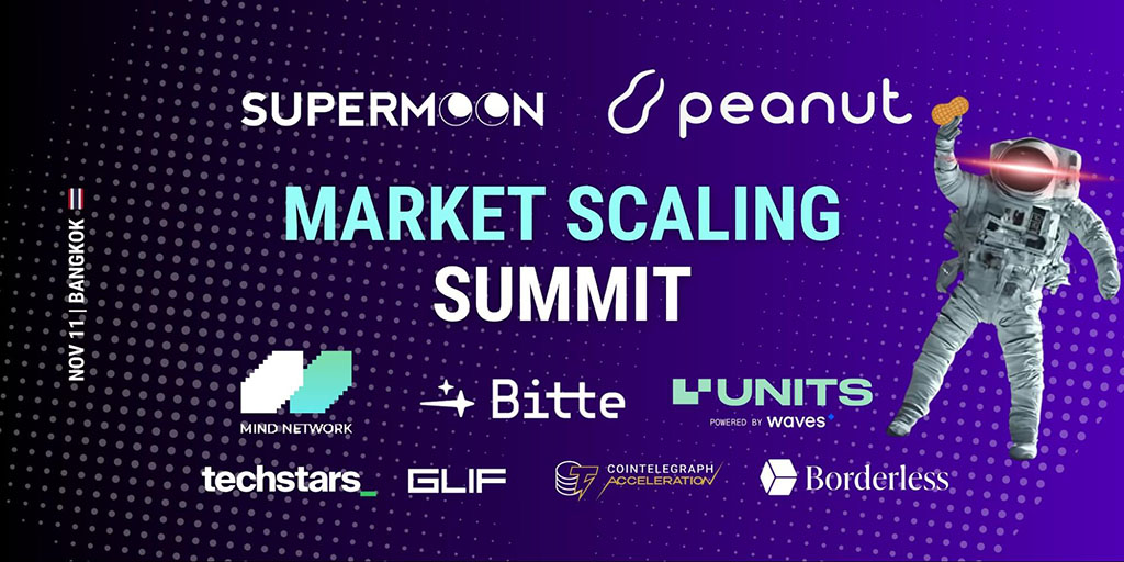 Industry Leaders Gathering for Market Scaling Summit by Supermoon & Peanut Trade at DevCon 2024 