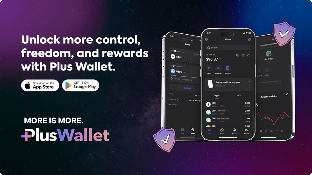Plus Wallet Amplifies Rewards with “Swap-to-Earn” & “Refer to Earn” While XRP ETF Buzz & OKX Updates Capture Interest