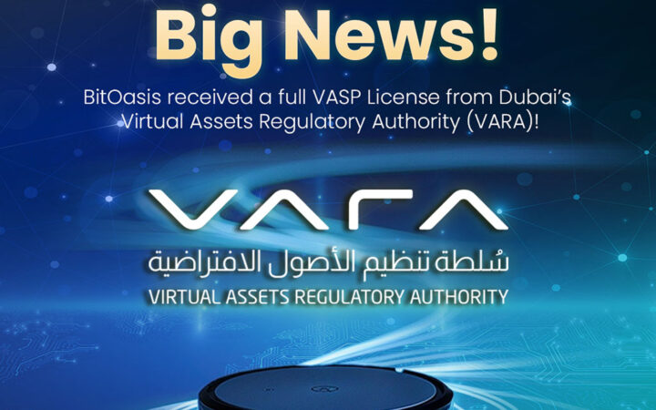BitOasis Secures Full VASP Regulatory License in Dubai