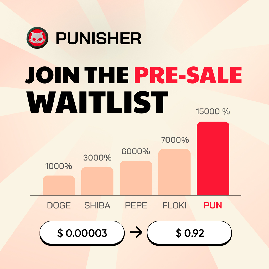 Punisher Coin Could Surpass Crypto Titans BNB & Bonk - Crypto Wealth For Those On The Whitelist