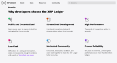 Reasons why developers can choose the XRP Ledger