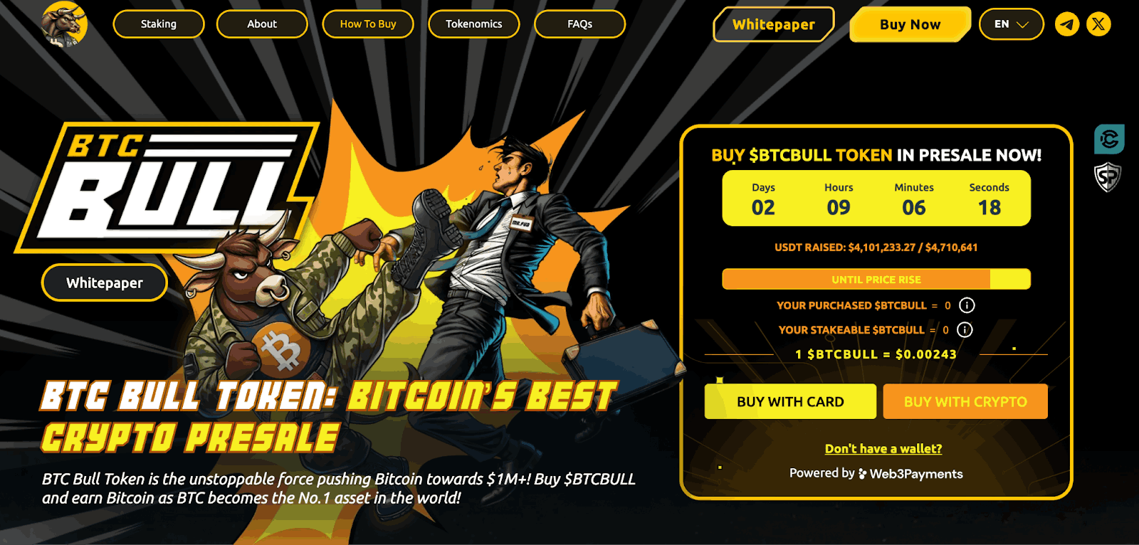 BTC Bull website