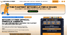 Bitcoin Hyper presale page