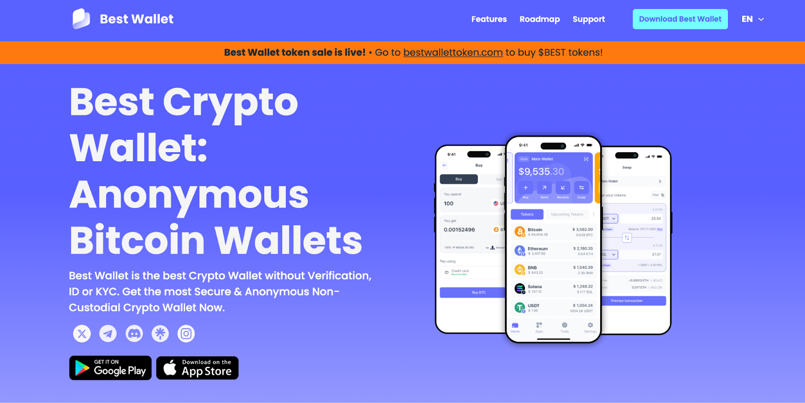 best wallet download page