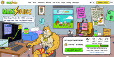Maxi Doge presale page