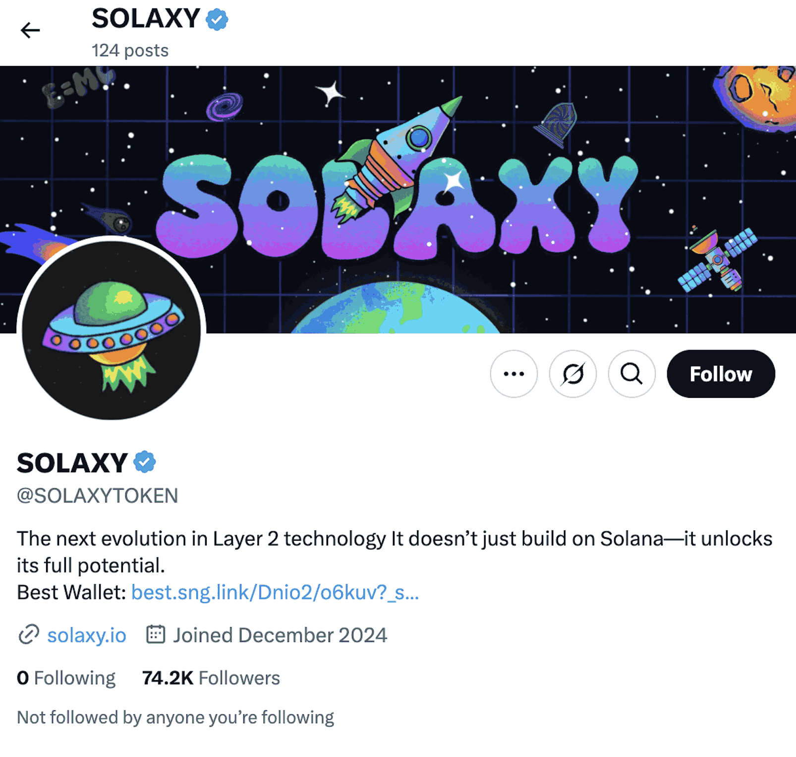 Solaxy community updates screenshot