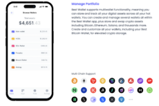 Best Wallet image of portfolio management across various wallets and blockchains