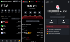 Bybit web3 wallet showing warnings for a potentially unsafe smart contract