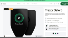 Trezor Safe 5 with a Black Friday discount
