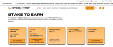 Bitcoin Hyper Staking Rewards