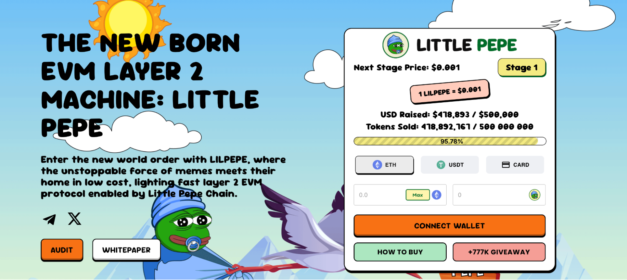LittlePepe Website. 