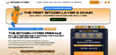 Website of the best overall crypto presale Bitcoin Hyper