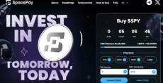 SpacePay merchant platform – crypto payments solution with instant fiat conversion at Android POS