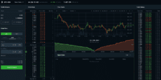 Coinbase trading interface