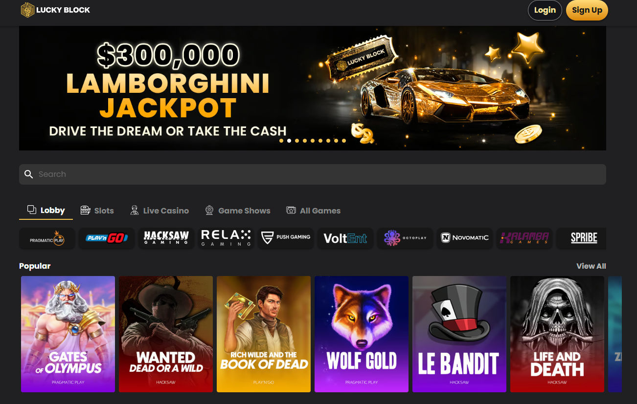 Lucky Block Casino Review for 2025