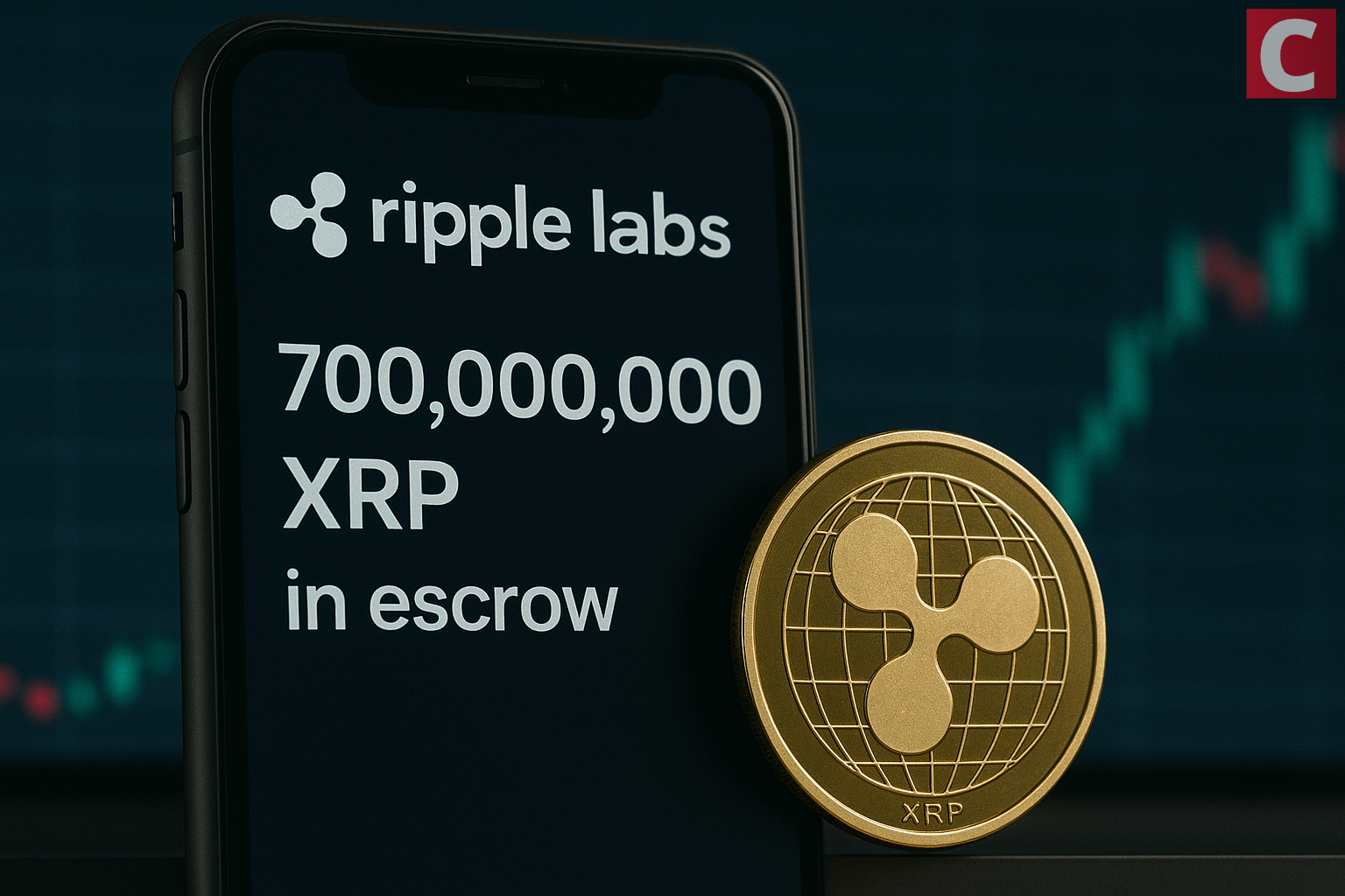 Ripple Labs Locks 700,000,000 XRP in Escrow, Price Reacts