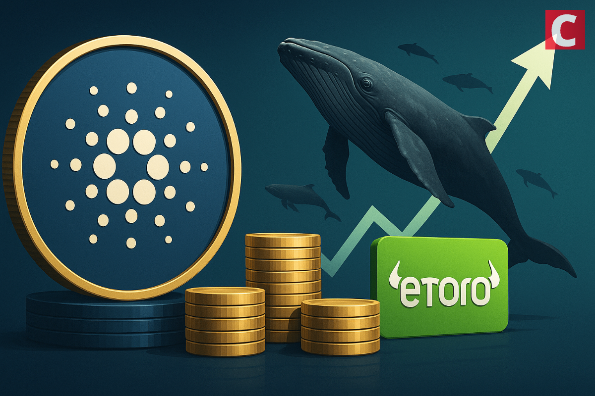 Whales Buy 180M Cardano (ADA) Amid eToro Relisting, Price Spike Ahead?