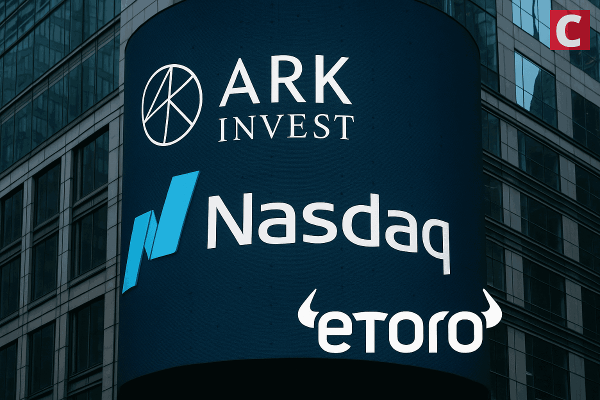 ARK Invest Takes $9.4 Million Stake in eToro on Historic Nasdaq Listing