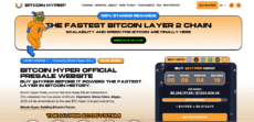 BTC Hyper presale page